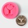 Mold "Deer", silicone, d = 8.5 cm, color mix