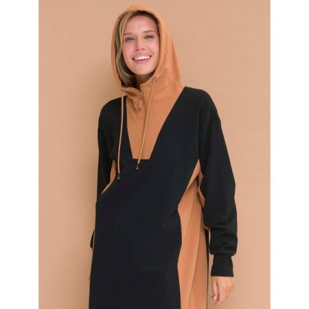 Female dress, size 46, black color-6