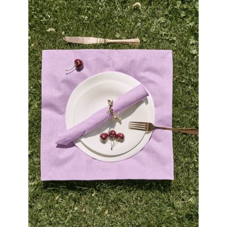 Set of serving napkins Violet, size 40x40 cm, purple, 2 pcs-4