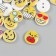 Buttons wood for creativity 2 punctures "Smiley" set 40 pcs 1.5x1.5x0.4 cm