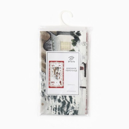 Ethel Snow Village Ethel Kitchen towel 40x70 cm, 100% hl, sarzha 190 g/m2-7