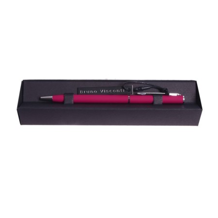 Switching handle, 0.7 mm, Bruno VisConti Palermo, blue rod, burgundy metal case, in case-2