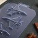 Form for chocolate and sweets plastic “fighter”, transparent color