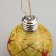 A set of Christmas balls "Red threads" 2 pcs., Batteries, 1 LED, glow warm white