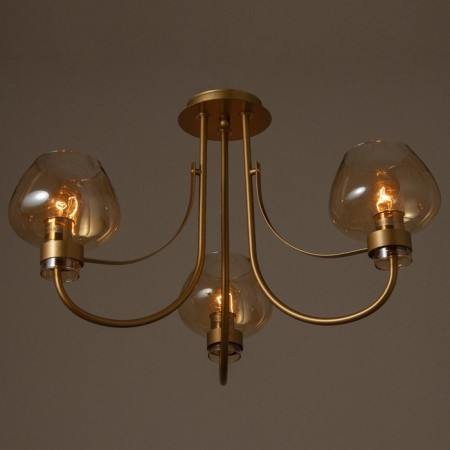 Chandelier 52131/3 Champagne GD gold 3x40W E27 56x56x32cm-2