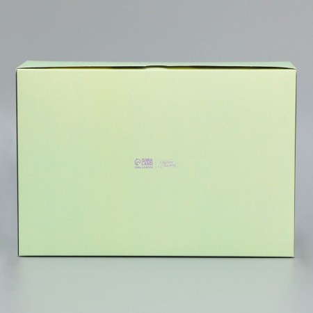 Box for cupcakes, confectionery packaging double -sided, 6 cells “Happiness is”, 25 x 17 x 10 cm-3