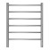 Terminus heated towel rail "Aurora" P6, 500x650 mm, chrome