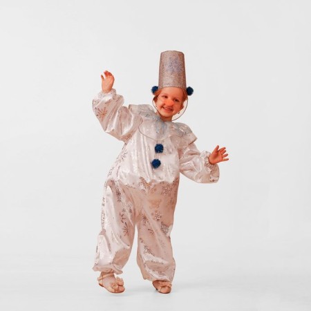 Carnival costume "Snowfield", satin, size 30, height 116 cm