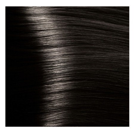 Kapous hair cream with hyaluronic acid, 4.00 brown intensive, 100 ml