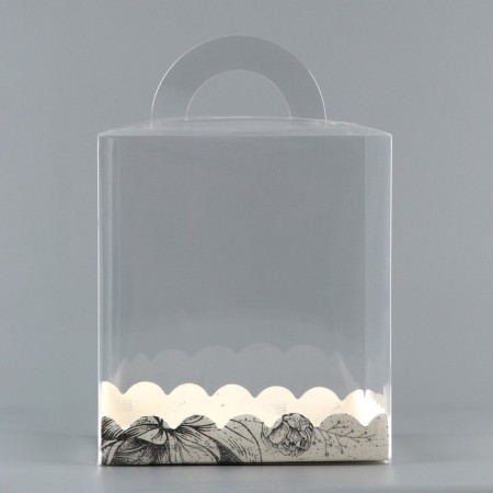 Confectionery box, chest, packaging, “with love”, 16 x 16 x 18 cm-5