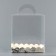 Confectionery box, chest, packaging, “with love”, 16 x 16 x 18 cm