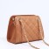 Female bag, zipper clutch, beige color