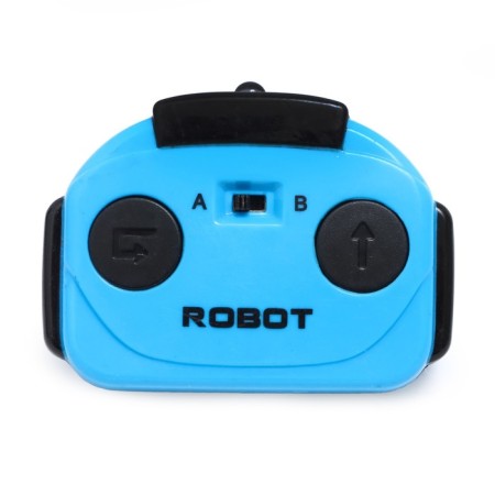 Robot radio -controlled "minibot", light effects, blue color-3