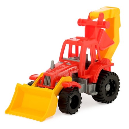 Tractor "Izhora", with grader and bucket-3