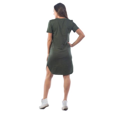 CHARMING tunic, size 50, khaki color-3