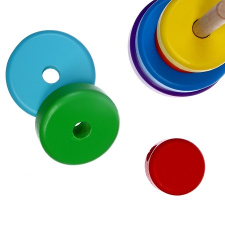 Pyramid wooden small "circle"-2