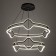 Lumber "Polterina" LED 320W 3000-6000K black 70x70x15cm BayerLux