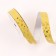 Tape for decor and gifts, "Christmas trees", gold, 2 cm x 50 m