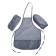 Apron for labor + sleevens, 490 x 390/250 x 160 mm, size S (height 116-146), calligrata, "standard", gray