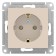 SE ATLASDESIGN, 16 A, 250 V, built -in, with salary, IP20, beige, Atn000243
