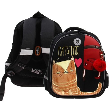Frame backpack, 36 x 28 x 20 cm, Grizzly RAZ-386, black RAZ-386-9_3