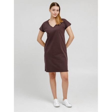 Women's dress, size 46, brown color-11