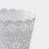 Plastic basket for storage "Lace Pattern", 11 × 11 × 14 cm, color mix