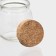 Glass jar for spices with a cork lid "Parfa", 200 ml, 7.3 × 7.2 cm