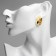 Earrings Metal "Chord" Lira, wave, color gold