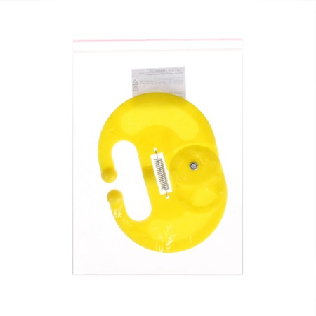 Ring against self -evidence, for cattle, 10.7 × 14.7 cm, on the spring, plastic, Greengo-3