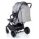 Walking stroller Acarto Antero, Light Grey color
