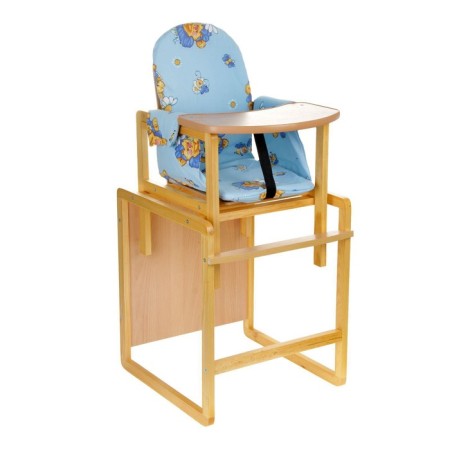 Stool for feeding "Butuz", transformer, blue color, Mix drawing-3