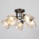 Chandelier "Charlene" 5he27 40w Black 60x60x27 cm Bayerlux