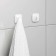 Holder self -adhesive tundra krep, 45x45 mm, square, white, 3 pcs.