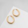 Earrings Metal "Bohemia" turn, color gold