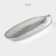 Daille of Dilan's fruit "Tropical leaf", 40.5 × 14.5 cm, silver color