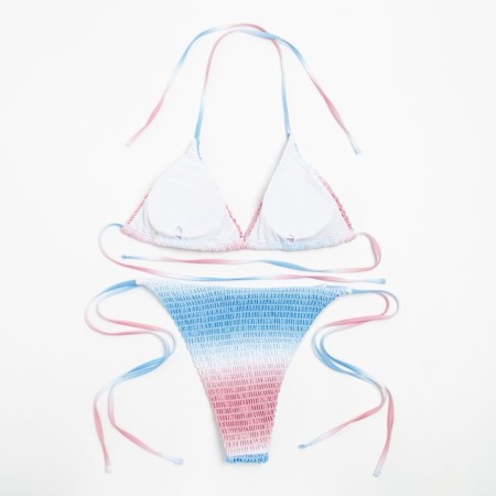 Swimsuit female separate minku pink color/blue, size 48-7
