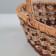 Wicker basket, 25 × 32 × 8/34 cm, rattan, ray