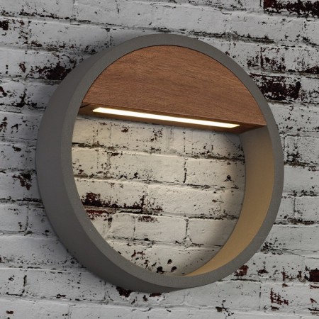 Street lamp Mantra Cycle, Led, 800lm, 3000k, 220x48x220 mm, dark gray color