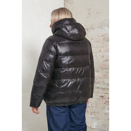 Women's jacket, size 58, black color-4