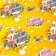 Glossy packaging paper "Happy Birthday!", 70 x 100 cm mix