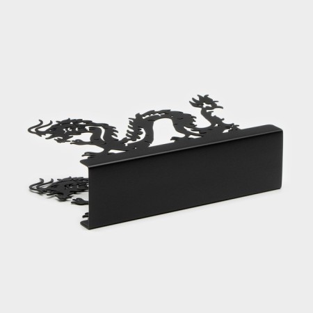 Magistro “Dragon” napkin, 14 × 4 × 9 cm, black color-3