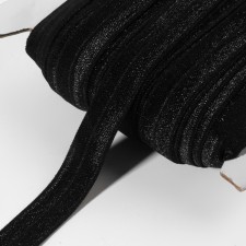 Elastic band, shiny, 15 mm × 50 m, black color