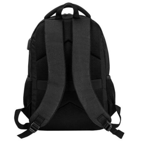 Brauberg Urban backpack universal with a laptop compartment, USB port, "Kinetic", black, 46x31x18 cm, 270798-7