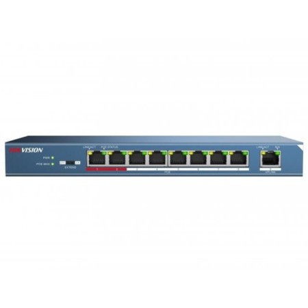 Hikvision DS-3E0109P-E (C), uncontrollable, 8x10/100Base-TX-2