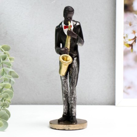 Polystone souvenir "Jazz musician" MIX 21x6.5x6.5 cm-2