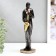 Polystone souvenir "Jazz musician" MIX 21x6.5x6.5 cm