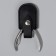 Case for storing manicure tools, on a button, 6.8 × 3.8 cm, black color