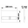 Berges Novum L2 control button for hidden installation systems, matte chrome