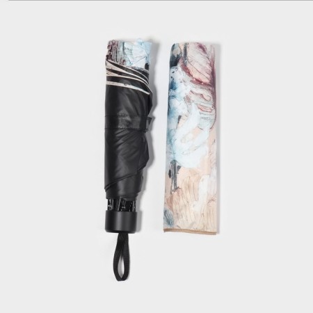 Mechanical “Fauna” umbrella, Eponge, 4 additions, 8 knitting needles, r = 48 cm, color mix-9